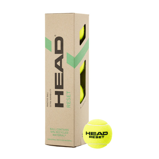 Head Tennisball "Reset" | Ökologisch nachhaltige Tennisbälle 4er Set